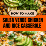 Salsa Verde Chicken and Rice Casserole Recipe