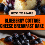 Blueberry Cottage Cheese Breakfast Bake Recipe