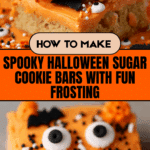 Spooky Halloween Sugar Cookie Bars Recipe