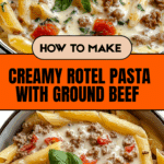 Creamy Rotel Pasta with Ground Beef: A Must-Try Recipe! Recipe
